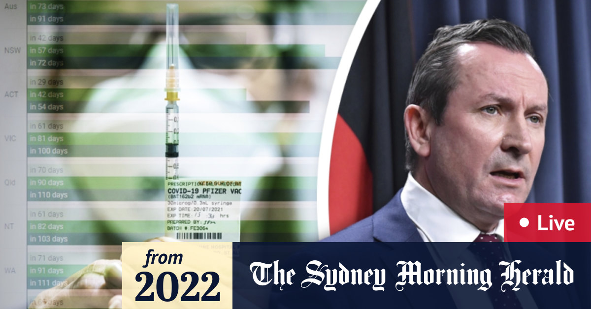 Australia news LIVE WA delays border reopening, NSW COVID cases grow